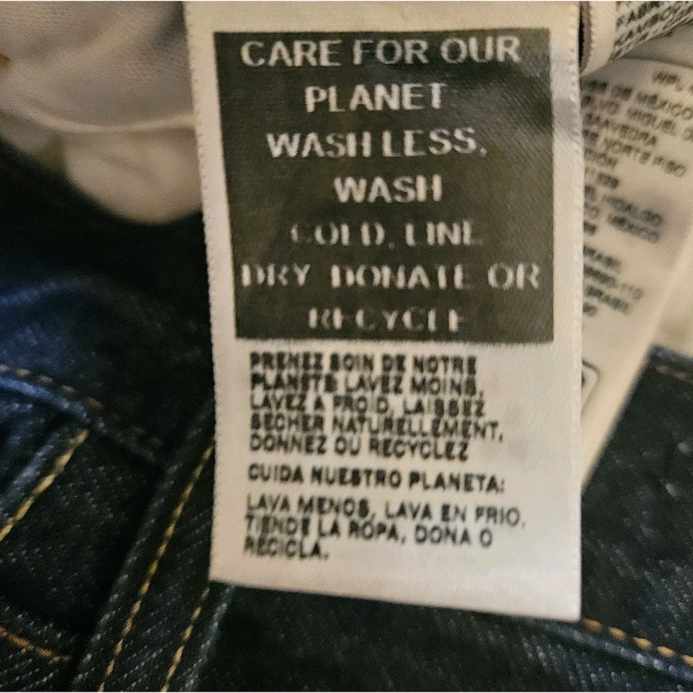 Levis 501 '90s Cuff Straight Selvedge Denim Jeans 28x36 Rinsey Rinse Button Fly - Picture 12 of 16